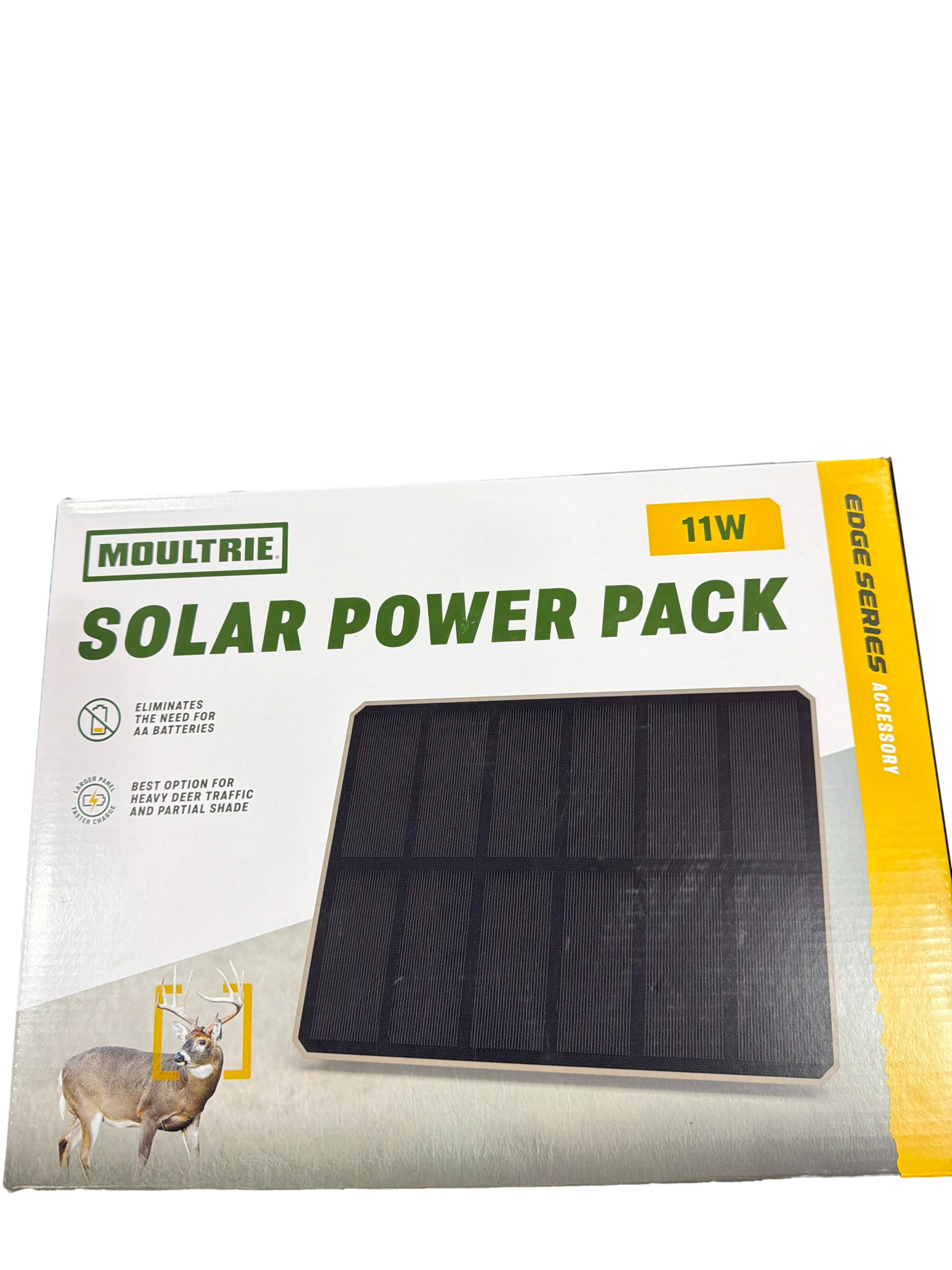 Moultrie 11W Solar Power Panel MMA-14286 – Trail Camera Solar Charger with Built-In Battery, USB-C Moultrie 11W Solar Power Panel MMA-14286 – Trail Camera Solar Charger with Built-In Battery, USB-C