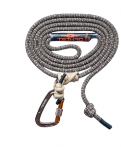 Tethrd 8mm Tree Tether & Lineman Belt – Brown | Saddle Hunting Rope