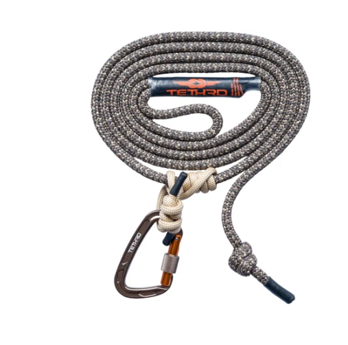 Tethrd 8mm Tree Tether & Lineman Belt – Brown | Saddle Hunting Rope Tethrd 8mm Tree Tether & Lineman Belt – Brown | Saddle Hunting Rope