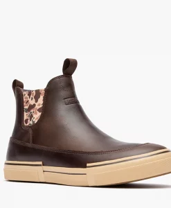 XTRATUF Men's Leather Chelsea Ankle Deck Boot – Waterproof, Slip-Resistant